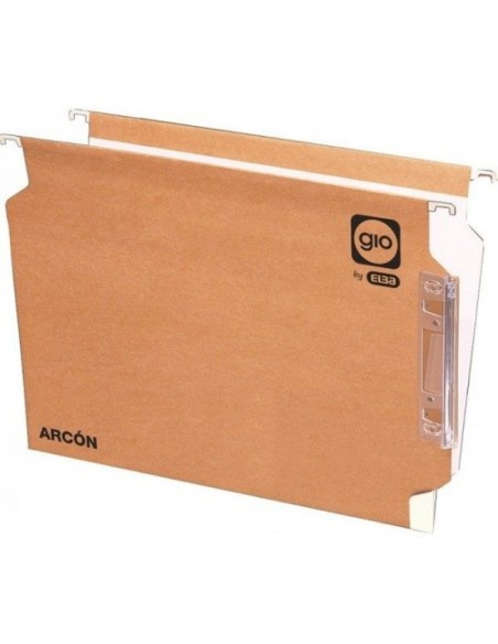 C 25 carpeta colgante fº gio modelo arcon kraft bicolor visor lateral